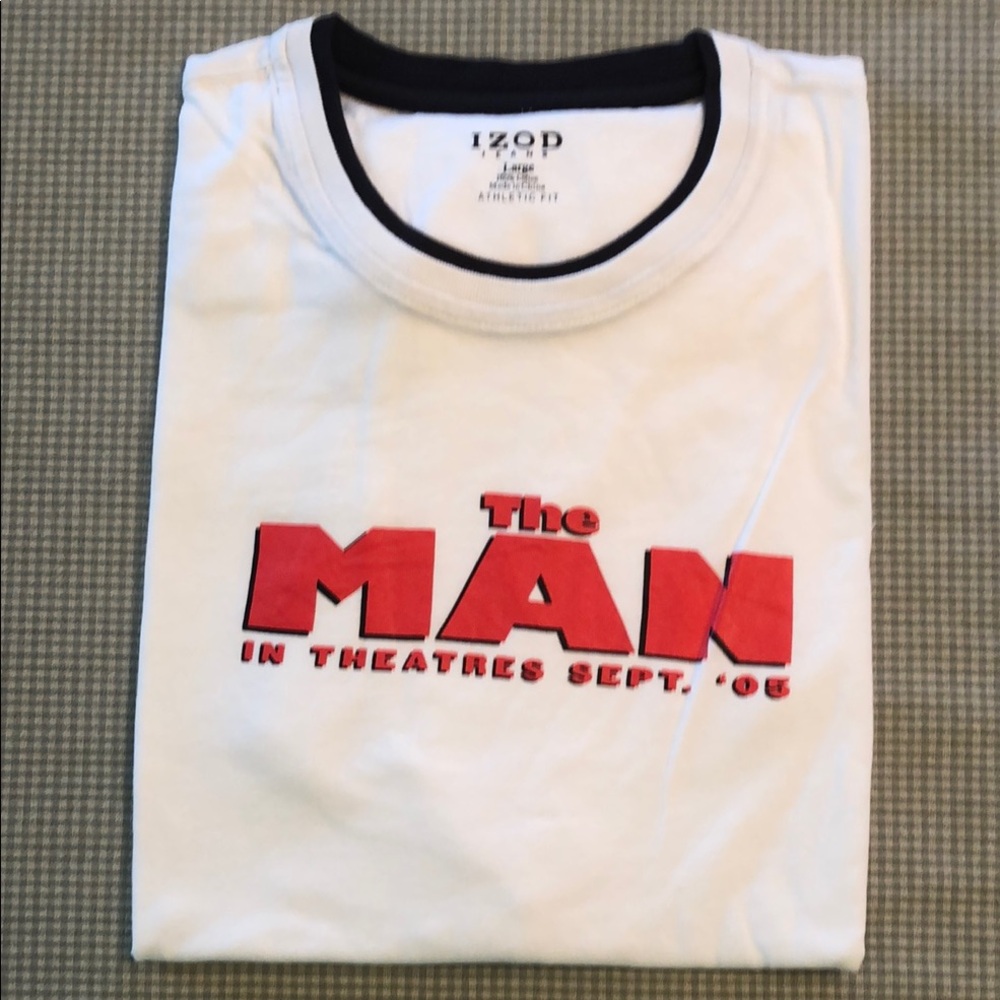 The Man 2005 Movie Promo IZOD Tee Samuel Jackson Eugene Levy Action Comedy #605